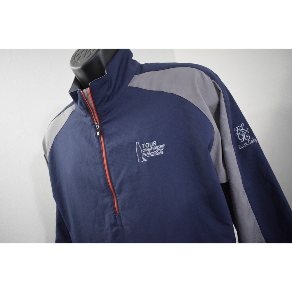 FootJoy Golf Jacket East Lake Tour Championship Blue Long Sleeve Mens Medium